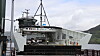 MF Hydra på vei ut fra kai på Hjelmeland på riksvei 13 i Rogaland. Hvilken rolle vil hydrogen og ammoniakk spille framover? Det blir debattema på Nor-Shipping.