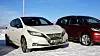 Nissan Leaf 2 har varmepumpe, og minst reduksjon rekkevidde. Foto: Per Erlien Dalløkken