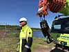 Veidekkes maskiner rullet inn over Langøyene i fjor. Bjørn Vadholm er prosjektleder for Miljøtiltak Langøyene.