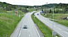 E18 gjennom Holmestrand kommune inngår i området Vestfold nord. Nordre ende av Islandtunnelen kan skimtes i bakgrunnen. (Foto: Anders Haakonsen).