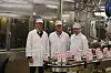 Torbjørn Haug, Morten Braatø og Knut Olav Irgens Høeg på Meieriet til Tine på Kalbakken i Oslo. Foto: Deltav