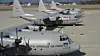 Dette bildet er fra like før de norske C-130H Hercules-flyene forlot Gardermoen for siste gang sommeren 2008.