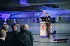 Eirik Lie, administrerende direktør i Kongsberg Defence & Aerospace, under åpningen av det nye vedlikeholdsdepotet for F-35 på Rygge flystasjon 23.10.2025.