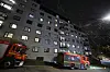 Hasleveien 9 var ferdig evakuert klokken 19. Foto: Arash A. Nejad