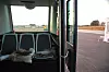 Det er seks sitteplasser i den førerløse bussen. Foto: Ina Steen Andersen