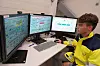 Mathias Pedersen overvåker prosessen i det nye biogassanlegget. Han kommer fra lignende jobb ved gassprosessanlegget på Kårstø. Foto: Thomas Førde