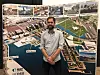 Lars Erik Hansen, VFX Supervisor i Gimpville AS og sjef for visuelle effekter på 'Skjelvet'. Her foran 3D-modellen på et frokostmøte i Bjørvika i september. Foto: Heidi Sævold