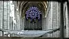 Orgelet i Notre-Dame fotografert i forbindelse med innledende restaureringsarbeid i fjor. Denne uken begynte arbeidet med å plukke orgelet fra hverandre. Det markerte starten på en flere år lang restaureringsprosess.