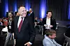 Forsvarsminister Tore O. Sandvik på forsvarsmessa FSI på Lillestrøm.