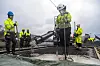 Teststøpen viste gode flytegenskaper og styrkeutvikling i betongen, ifølge produsenten Cemvision.
