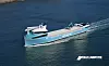 Skipsdesigneren Multi Maritime i Førde ser for seg at fremtidens fôrbåt med hydrogen nullutslipps energiløsning ser slik ut. Illustrasjonen er en del av prosjektet HyAqua. Illustrasjon: MultiMaritime