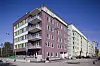 Leiligheten i prosjektet Aktivhuset er i Seniorgårdens hus i Norra Djurgårdsstaden.