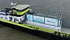 FPS Maas heter nå H2 Barge 1 og ble i 2023 bygget om fra diesel til hydrogendrift med 1,2 MW brenselceller. Foto: Future Proof Shipping