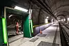 Etter 17 års byggetid er tunnelen endelig klar for trafikk. Foto: Alptransit Gotthard Ltd
