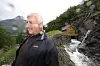 Vågen småkraftverk, Austefjorden i Volda, med Trond Ryslett, ansvarlig for utbyggingen.