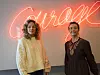 Courage – fransk for mot – står det på veggen i lokalene til Grieg Group i Oslo. Pia Meling og Elin Beate Saltkjel i Grieg Green viser mot ved å kjempe for bedre systemer for opphugging og resirkulering av skip. Foto: Tore Stensvold
