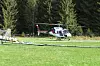 Jernbaneverket kartlegger grunnen langs Intercitytraseen med helikopter.
