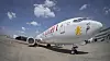 Et av Ethiopian Airlines' fire gjenværende B737 Max 8 på Bole lufthavn i Addis Ababa.