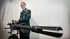 Major Eirik Horst i FMA, her i anledning bestilling av nye 12,7 mm-mitraljøser i 2019. Foto: Eirik Helland Urke