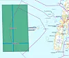 Det grønne området i havet indikerer hvor havvindparken Utsira Nord skal plasseres. Illustrasjon: Kartverket