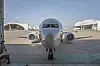 Et av Ethiopian Airlines' fire gjenværende B737 Max 8 på Bole lufthavn i Addis Ababa. De står fremdeles på bakken i likhet med resten av den globale Max-flåten. Foto: Mulugeta Ayene