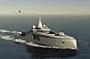 Vanguard er et konsept utviklet av Kongsberg Maritime/Kongsberg Defence & Aersospace/Salt Ship Design. Den kan bli aktuell som standardfartøy. Illustrasjon: Kongsberg/Salt Ship Design
