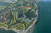 Avskjedsrunden gikk også over Kronborg slott på Sjælland. Foto: FLVFOT-LR/Forsvaret i Danmark