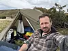 Her er Sivertsen i sitt rette element, godt plassert på fjellet. Der skal også årets ferie finne sted. Foto: Privat