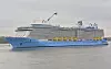 Quantum of the Seas på sjøprøver i fjor høst. Anthem of the Seas skal være så å si identisk. Skipene er 348 meter lang og 41 meter brede.