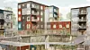 Det syv etasjer høye Fællesbyg Køge Kyst ville blitt Danmarks høyeste bygning med bærende konstruksjoner av tre. Søyler og bjelker skulle være i massivt tre, og etasjedekkene en kombinasjon av massivt tre og betong. Men de entreprenørene som byggefellesskapet har forhandlet med, ville ha 12–15 prosents risikotillegg på toppen av sitt ordinære tilbud for å bygge i tre, så nå blir alle de bærende konstruksjonene i stedet oppført i betong.
