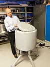 – Å holde temperaturen høy nok i tilstrekkelig lang tid, er nå bare et spørsmål om isolasjon, forteller Nydal om status i prosjektet. Foto: Maren Agdestein/NTNU