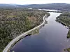 Riksvei 9 ved Hornskilen lengst nord i Vennesla kommune. Foto: Jens Øyen Tveit/Statens vegvesen