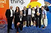 Computas mottok pris for årets Service Partner of The Year i Norge. (F.v.) Rustam Mehmandarov, Lotta W. Lassfolk (Head of partner & channel sales, Nordics, Google), Morten Forfang, Sigrid E. Dragset, Hans Harald Wennersgård, Johanne Løvsland, Lars-Erik Evensen og Ida Ryland. Foto: Computas