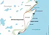 Den gamle tunnelen på snaue tre kilometer erstattes av ny tunnel på nesten 3,5 kilometer. Totalt blir det 6800 meter ny vei. Illustrasjon: Statens vegvesen