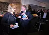 HEKTISK: Göran Persson var på lynvisitt i Tønsberg, men de 600 deltagerne på årets IT-ting fikk et solid inntrykk av eks-statsministeren som var årets trekkplaster under konferansen. Til ventre i bildet står Informasjonsdirektør Hilde M. Solegaard i ErgoGroup.