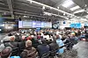 Intel hadde leid en hel hall til å promotere spillkapabilitetene til prosessorene deres. En av hovedattraksjonene var Starcraft 2-turneringen, som ble vist live på storskjerm og med kommentator og det hele.