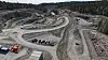 Avtjerna dronefoto: Jevnlig gjøres det dronescanninger som legges inn i modellen. Foto: Statens vegvesen