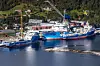 MS Polarsyssel ble bygget som et forsyningsskip ved Havyard i 2014. Da det ble leid ut til Sysselmesteren på Svalbard, ble skipet tilpasset krav til beredskaps- og sikkerhetsarbeid, blant annet med helikopterdekk. Foto: Havyard