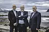 Bluewild-ledelsen (f.v.) Helge Kittilsen, Tore Roaldsnes og Frank R. Myklebust.
