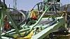 En kran velter over en av modulene på utbyggingen av Martin Linge-plattformen. Seks personer mister livet. Foto: Lee Jung-hoon / AP / NTB scanpix