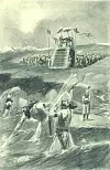 Xerxes pisker Hellespont som avstraffelse etter stormen som ødela de to broenen han hadde latt bygge over stredet.