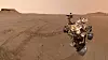 En selfie tatt av Mars-roveren Perseverance. Også den hadde med seg en georadar utviklet ved Universitetet i Oslo Foto: Nasa/JPL-Caltech/MSSS
