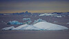 Drivende isfjell i Sermilikfjorden på Øst-Grønland.