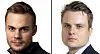 Martin Hjelemland (t.v.) og Jonas Kristiansen Nøland, henholdsvis postdoktor og førsteamanuensis ved Institutt for elektrisk energi ved NTNU. Foto: Privat