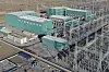 Strømforbindelsen mellom Changji og Guquan i Kina er den lengste HVDC-forbindelsen i verden som er i drift i dag. Her er omformerstasjonen i Changji. Foto: Hitachi Energy