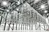 Ventilhall i HVDC-stasjonen i Tjele i Danmark. Stasjonen er en del av Skagerrak-forbindelsen mellom Norge og Danmark. Foto: Hitachi Energy