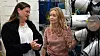 Senterleder Sunniva Siem med masterstudent Elise Martinsen på syklotronlaboratoriet ved UiO.