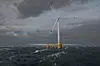 Odfjell Oceanwind har utviklet en flytebøye som kan bære tunge turbiner Foto: Ill. Odfjell Oceanwind
