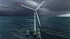 OO Star Wind Floater er utviklet av Dr.techn. Olav Olsen og er konstruert for å kunne bære turbiner helt opp mot 20 MW i størrelse. Foto: Ill. Dr.Techn Olav Olsen