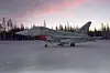 NORSK: Gruppen bak Eurofighter - EADS - har allerede en rekke millionkontrakter i sving i norsk høyteknologisk industri. Enkelte av oppdragene gjelder del-leveranser til Europas nye kampfly Eurofighter, der det alt er levert et tjuetall fly. Her er flyet under en norsk kuldetest forrige vinter.